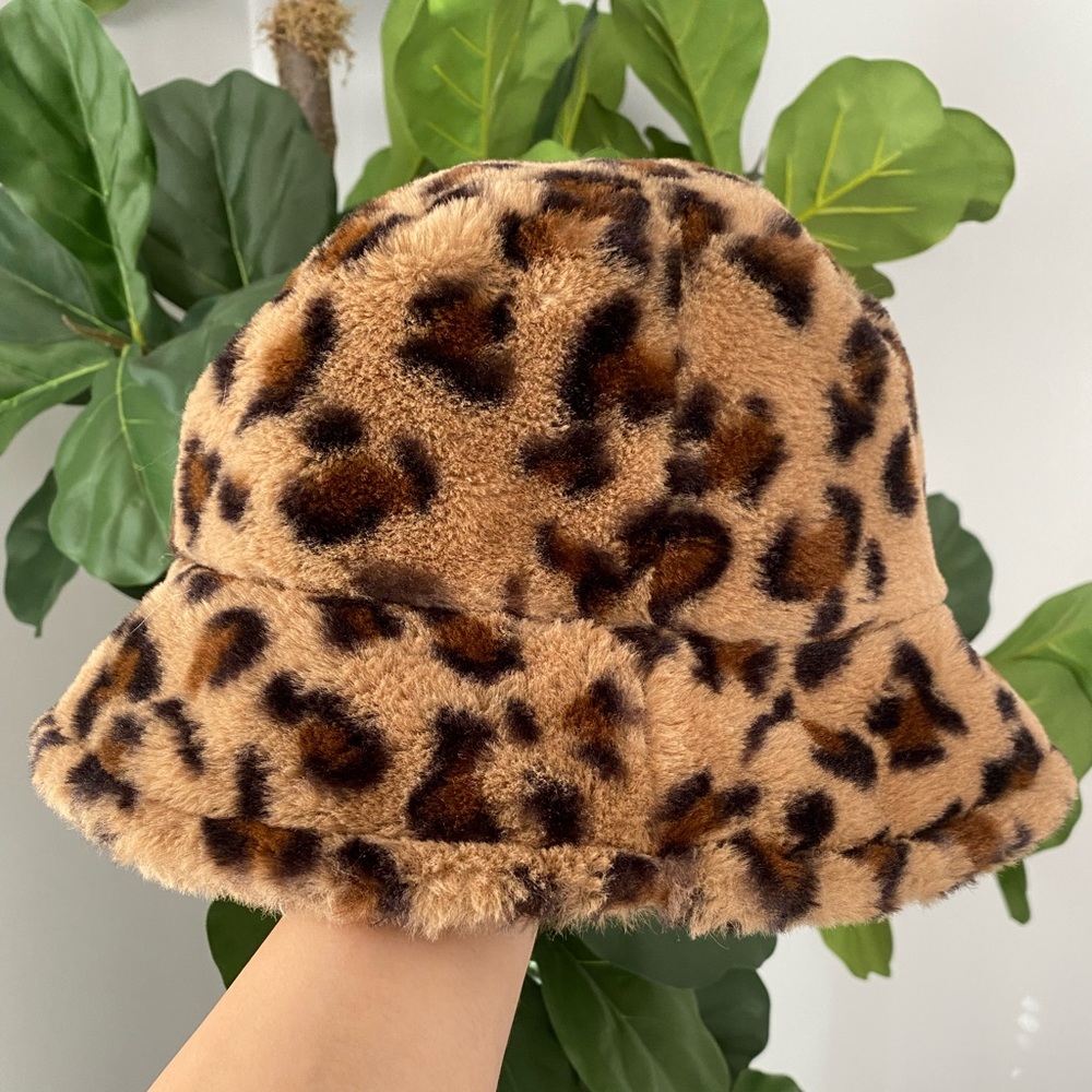 Leopard Print Bucket Hat